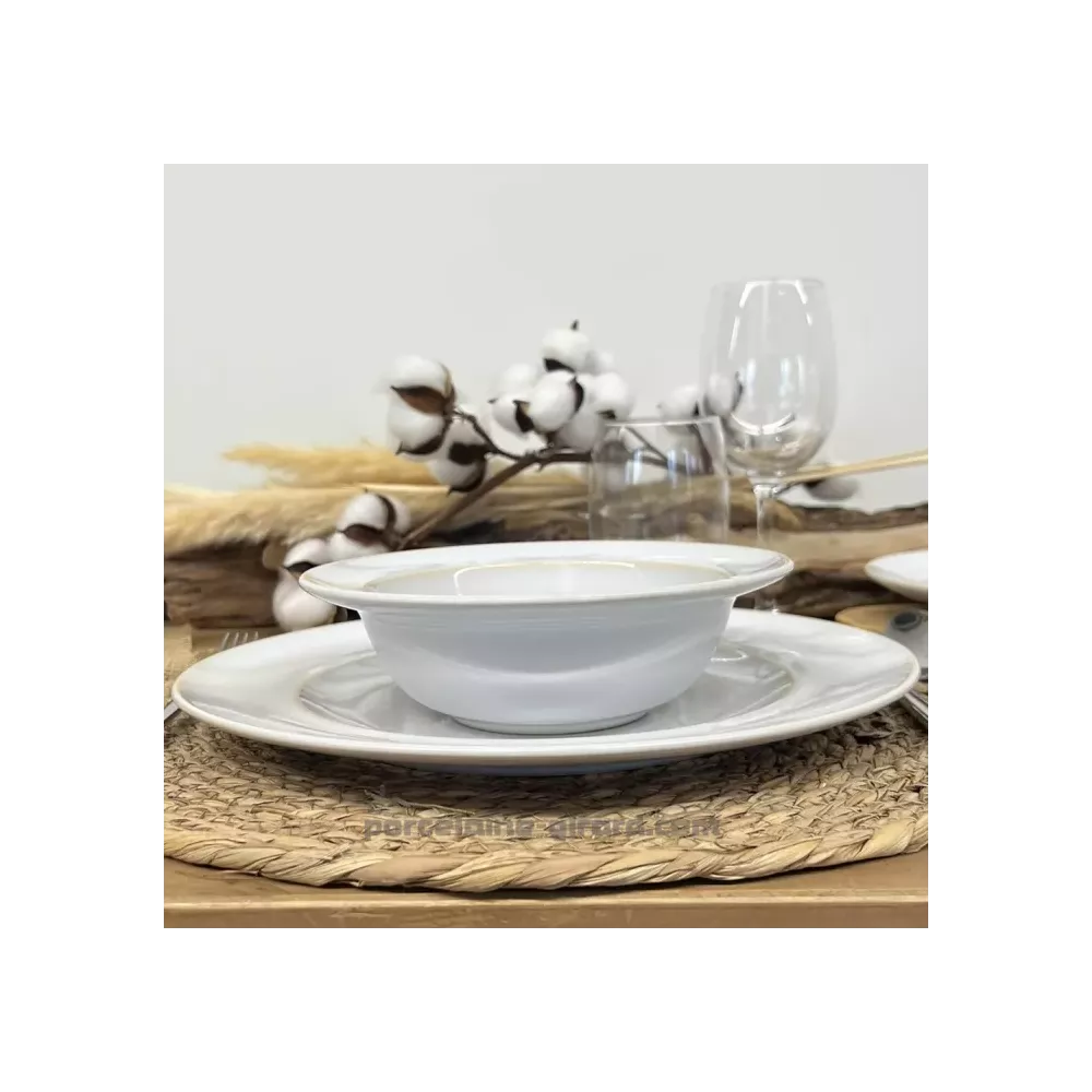 ASSIETTE CALOTTE 19CM LUCY