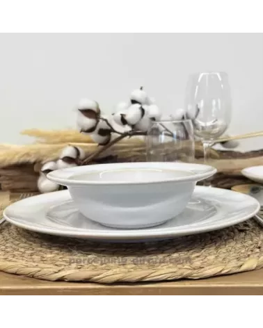 ASSIETTE CALOTTE 19CM LUCY