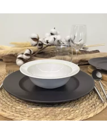 ASSIETTE CALOTTE 19CM LUCY