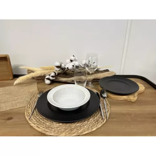 ASSIETTE CALOTTE 19CM LUCY
