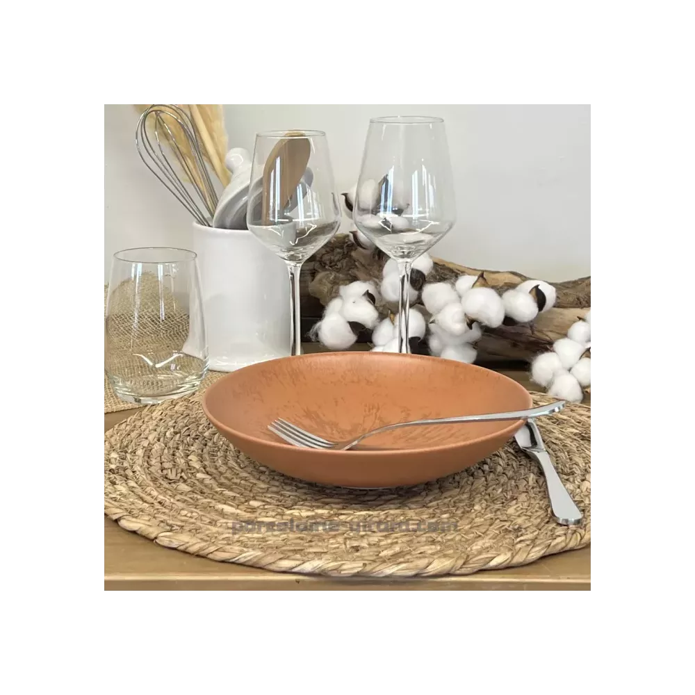 ASSIETTE CREUSE SUN 22CM