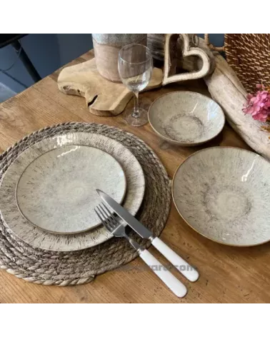 ASSIETTE CALOTTE ARIEL 22CM