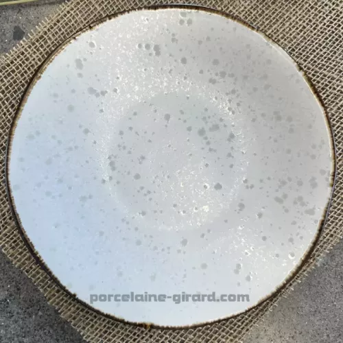 ASSIETTE PLATE CATHY DIAMETRE 27CM EN GRES/