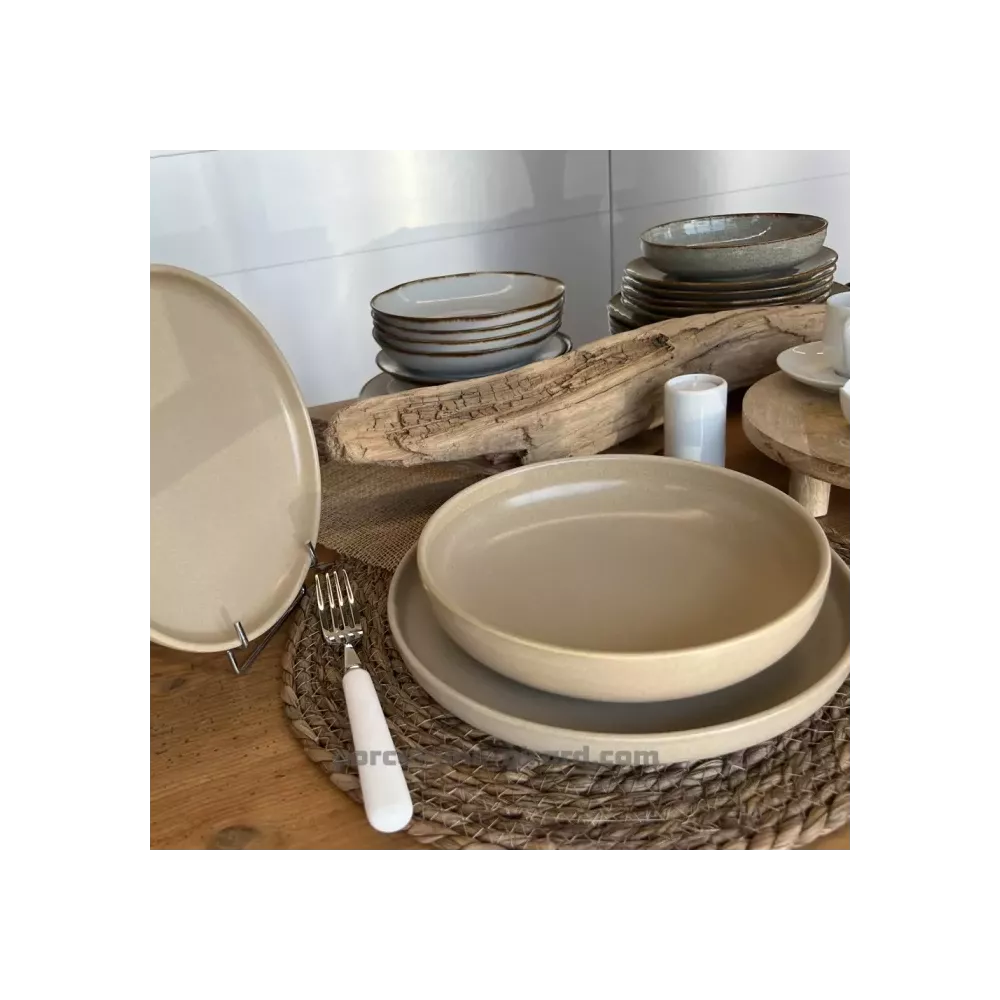 ASSIETTE CALOTTE BIBOU DIAMETRE 22CM/