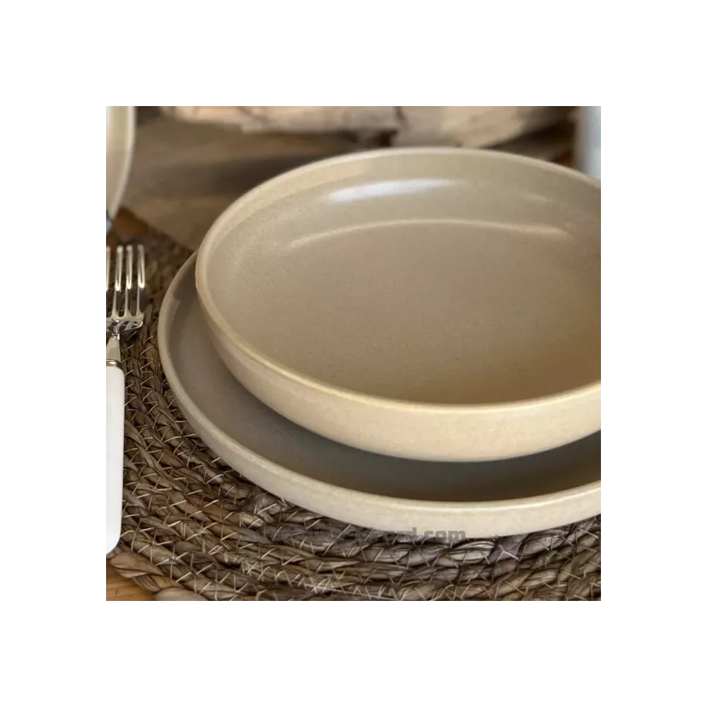 ASSIETTE CALOTTE BIBOU DIAMETRE 22CM/