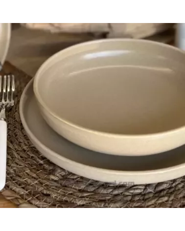 ASSIETTE CALOTTE BIBOU DIAMETRE 22CM/