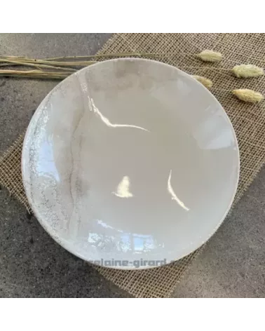 ASSIETTE CREUSE HOLY DIAMETRE 22CM EN GRES/