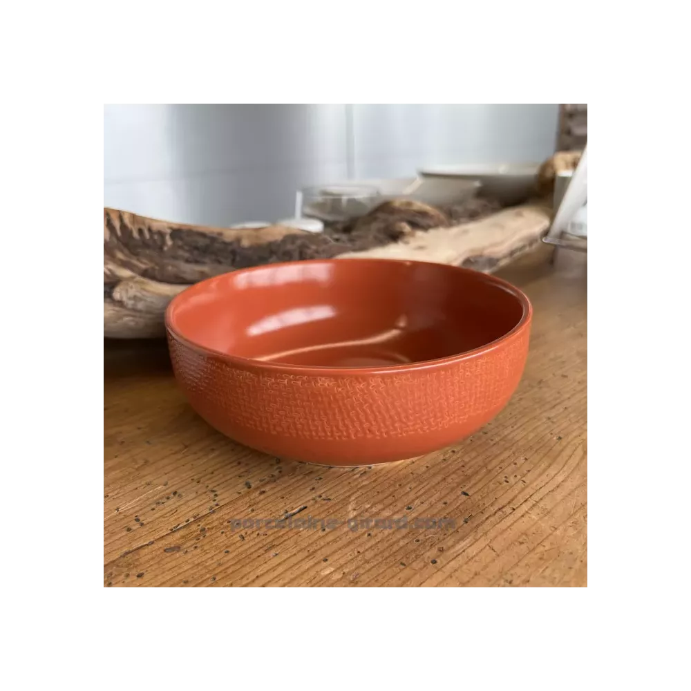 SALADIER MADO DIAMETRE 16.5CM COULEUR TERRACOTTA EN GRES