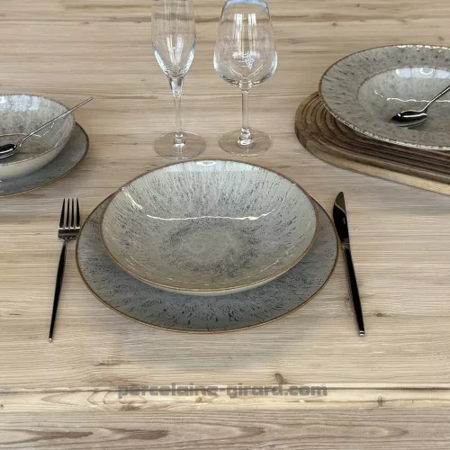 ASSIETTE CALOTTE ARIEL 22CM