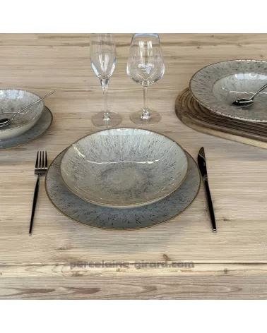 ASSIETTE CALOTTE ARIEL 22CM
