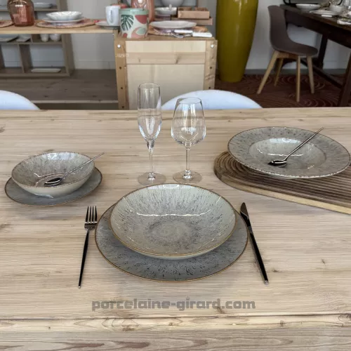 ASSIETTE CALOTTE ARIEL 22CM