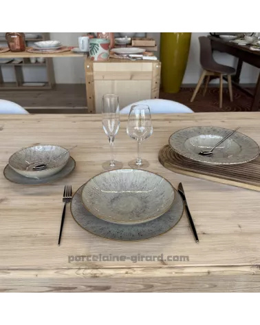 ASSIETTE CALOTTE ARIEL 22CM