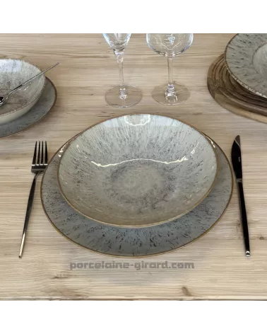 ASSIETTE CALOTTE ARIEL 22CM