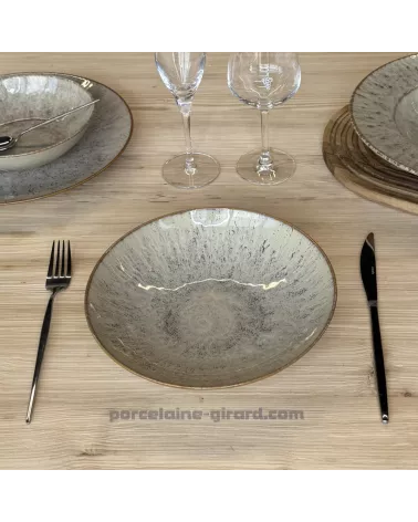 ASSIETTE CALOTTE ARIEL 22CM
