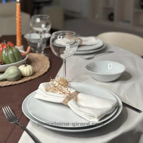ASSIETTE PLATE COUPE LEO 26.8CM  /