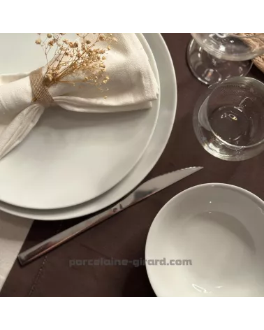 ASSIETTE PLATE COUPE LEO 24CM  /