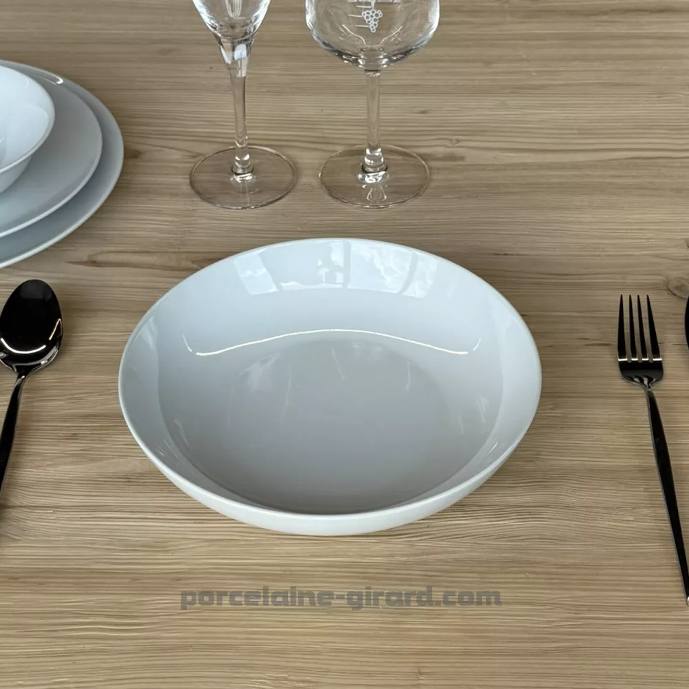 ASSIETTE CREUSE COUPE LEO 21CM  /