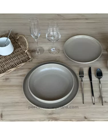 ASSIETTE CALOTTE BIBOU DIAMETRE 22CM/