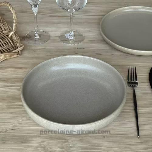 ASSIETTE CALOTTE BIBOU DIAMETRE 22CM/
