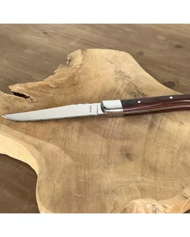 COUTEAU A STEAK AVEC CANNELU