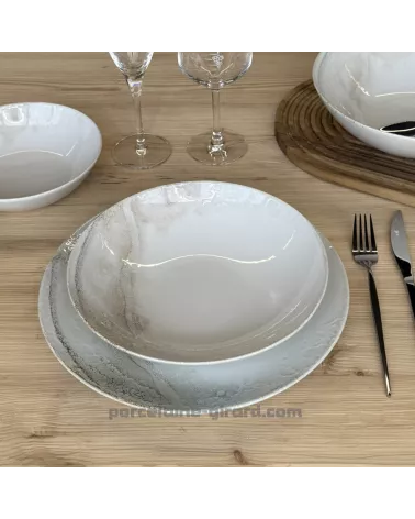ASSIETTE PLATE HOLY 27CM EN GRES/