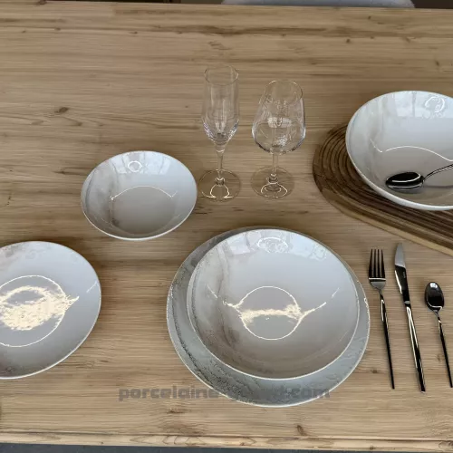 ASSIETTE PLATE HOLY 27CM EN GRES/