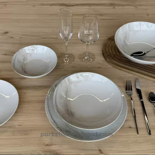 ASSIETTE PLATE HOLY 27CM EN GRES/