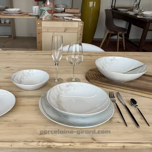 ASSIETTE CREUSE HOLY DIAMETRE 22CM EN GRES/