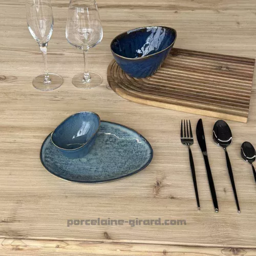 ASSIETTE DESSERT OVALE LILOU