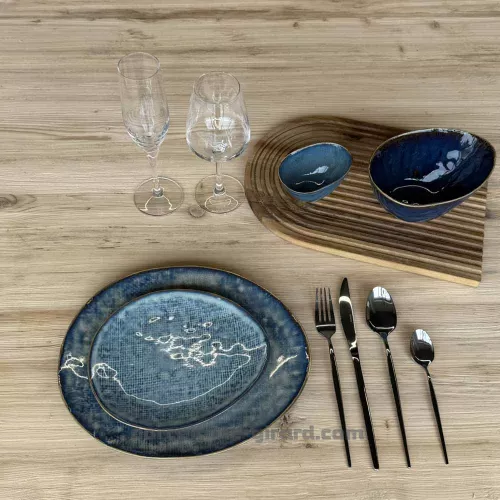 ASSIETTE DESSERT OVALE LILOU