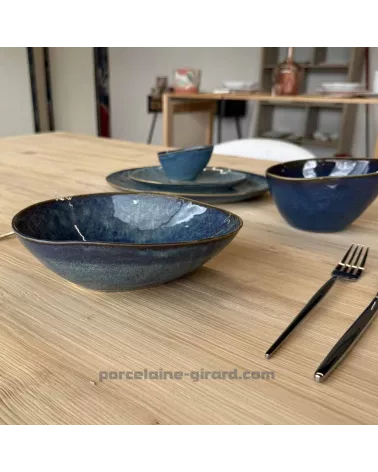 ASSIETTE CREUSE OVALE LILOU