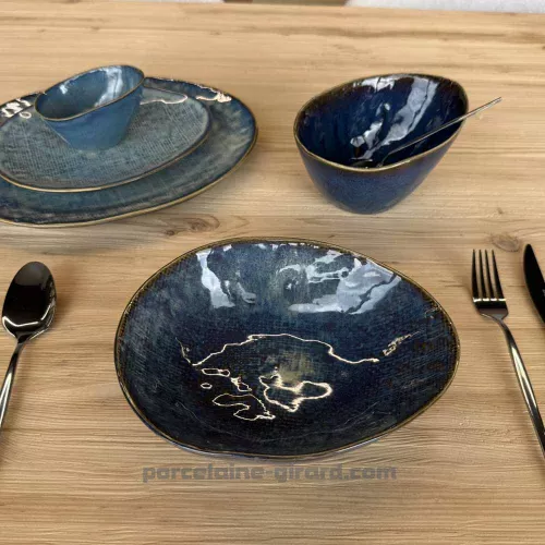 ASSIETTE CREUSE OVALE LILOU