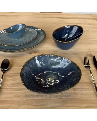 ASSIETTE CREUSE OVALE LILOU
