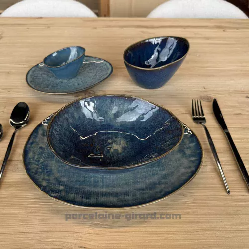 ASSIETTE CREUSE OVALE LILOU
