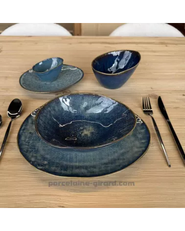 ASSIETTE CREUSE OVALE LILOU