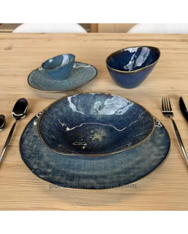 ASSIETTE CREUSE OVALE LILOU