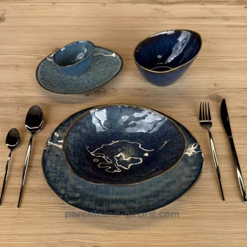 ASSIETTE CREUSE OVALE LILOU