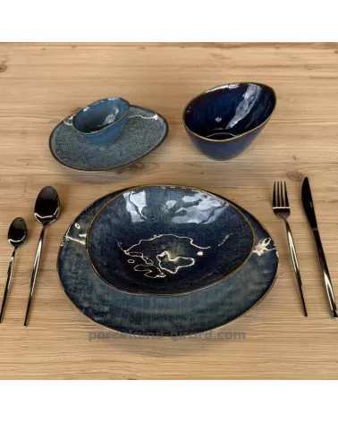 ASSIETTE CREUSE OVALE LILOU