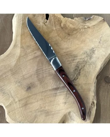 COUTEAU A STEAK AVEC CANNELU