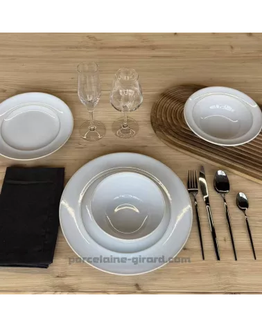 ASSIETTE CALOTTE 19CM LUCY