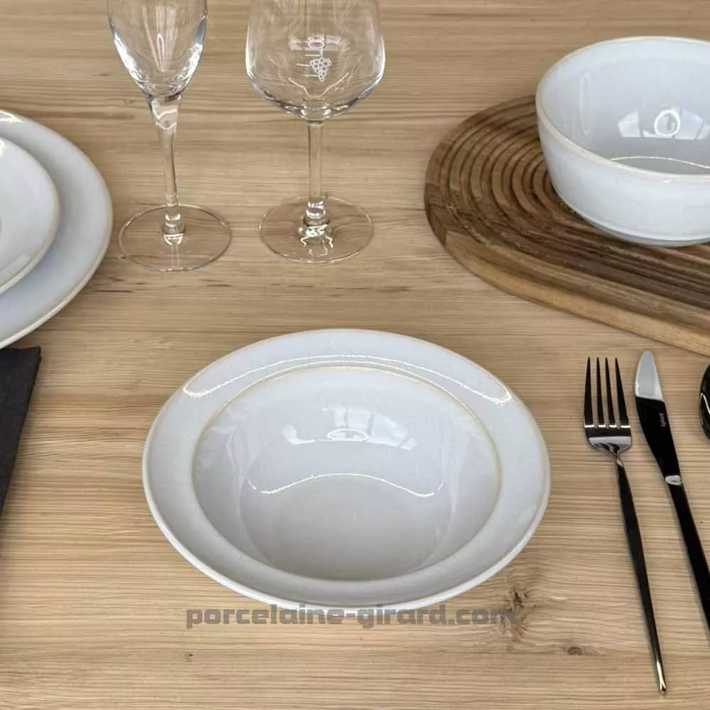 ASSIETTE CALOTTE 19CM LUCY