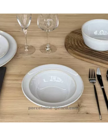 ASSIETTE CALOTTE 19CM LUCY
