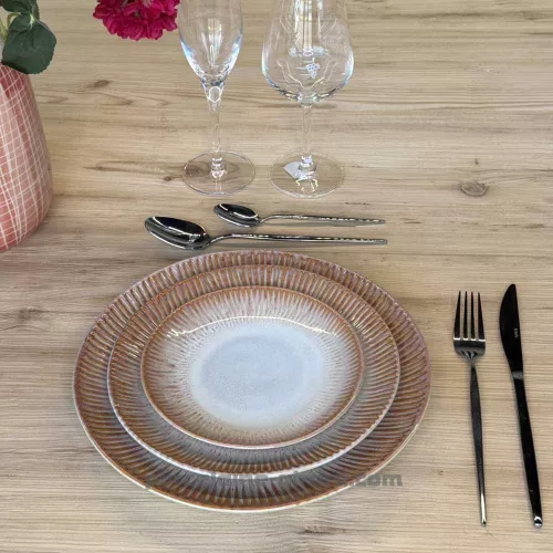 ASSIETTE PLATE LUISA PECHE 25