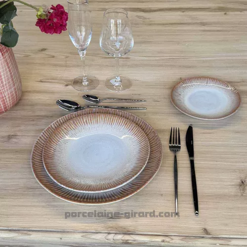 ASSIETTE PLATE LUISA PECHE 25