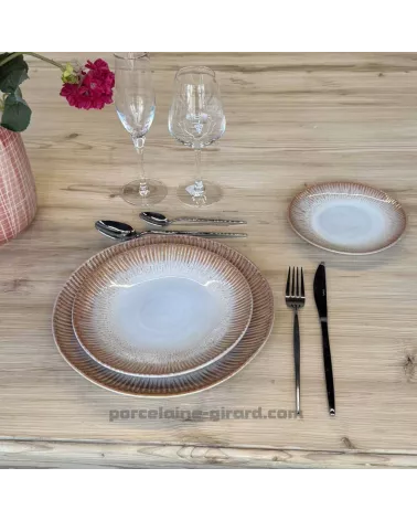 ASSIETTE PLATE LUISA PECHE 25
