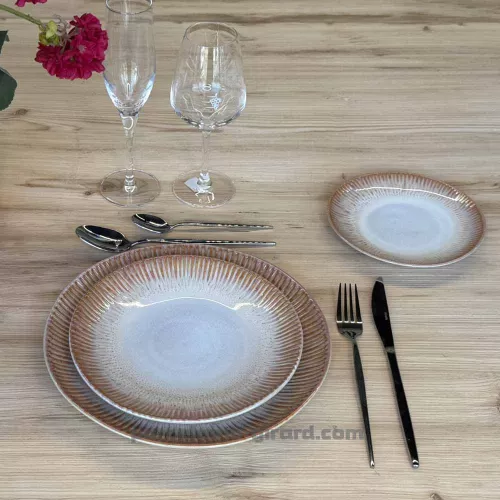 ASSIETTE PLATE LUISA PECHE 25