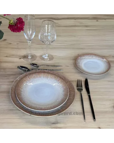 ASSIETTE PLATE LUISA PECHE 25