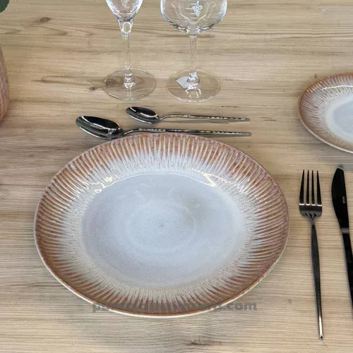 ASSIETTE PLATE LUISA PECHE 25