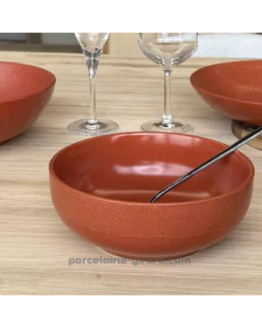 SALADIER MADO DIAMETRE 16.5CM COULEUR TERRACOTTA EN GRES