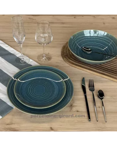 ASSIETTE CREUSE OCEAN 22CM